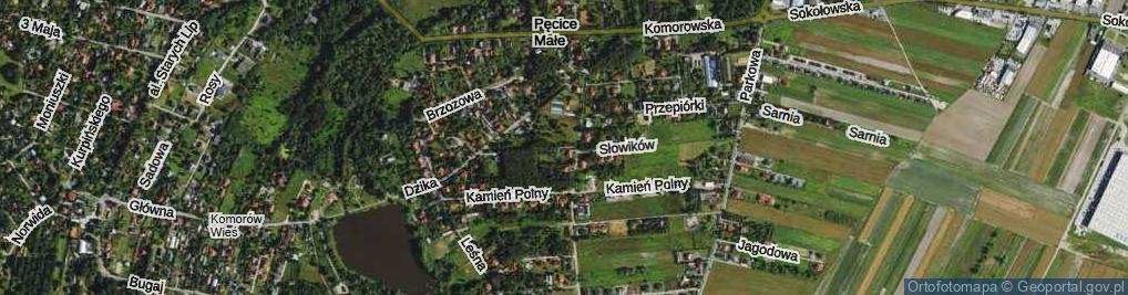 Zdjęcie satelitarne Sikorki ul.